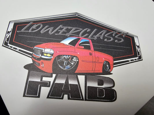 Lower Class Fab sticker